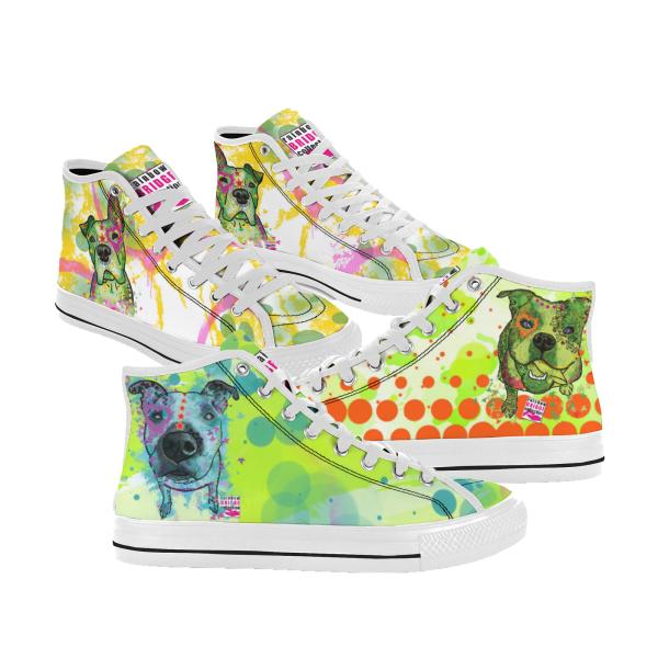 Sneaker mit Lieblingsmotiv von RBC - Turnschuh, Sportschuh, bunt, Unisex, Grösse 36-46, mit witzigen Hundemotiven